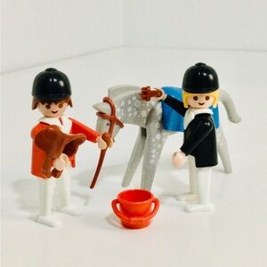 Playmobil 80’s Vintage Collectible #3305 Horse Washing & Riders , No Box